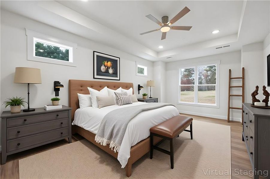 Furnished interior view inside a new home in , Gainesville (Image 22).