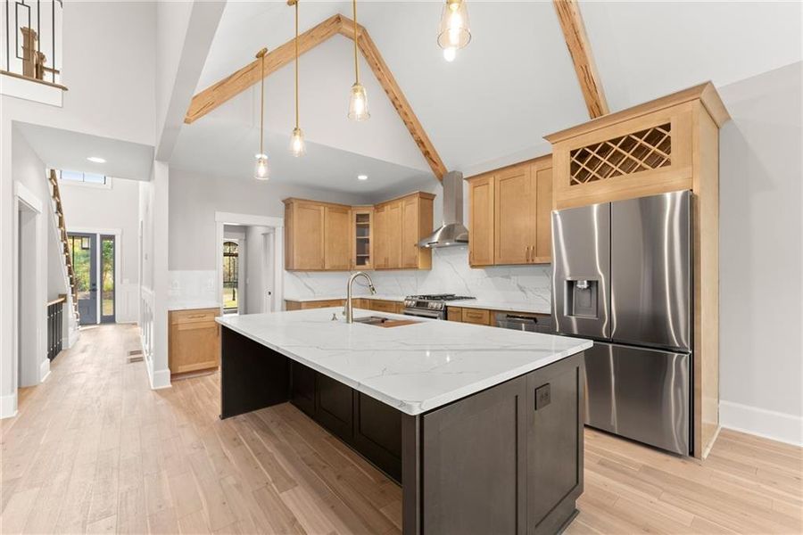 Furnished interior view inside a new home in , Dahlonega (Image 45).