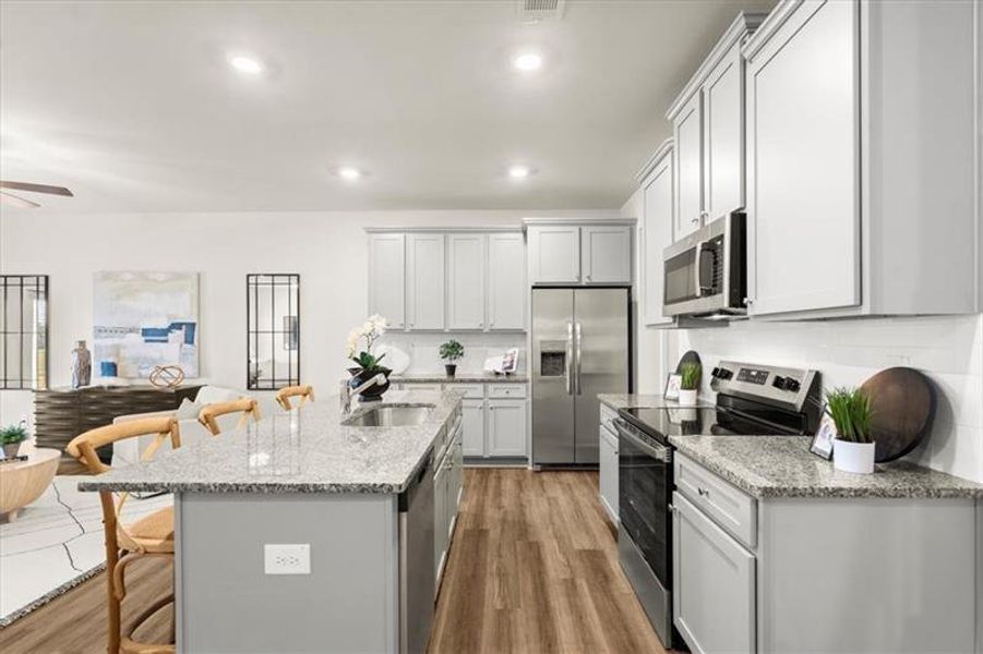 Furnished interior view inside a new home in , Dacula (Image 12). Furnished interior view inside a new home in , Dacula (Image 12).