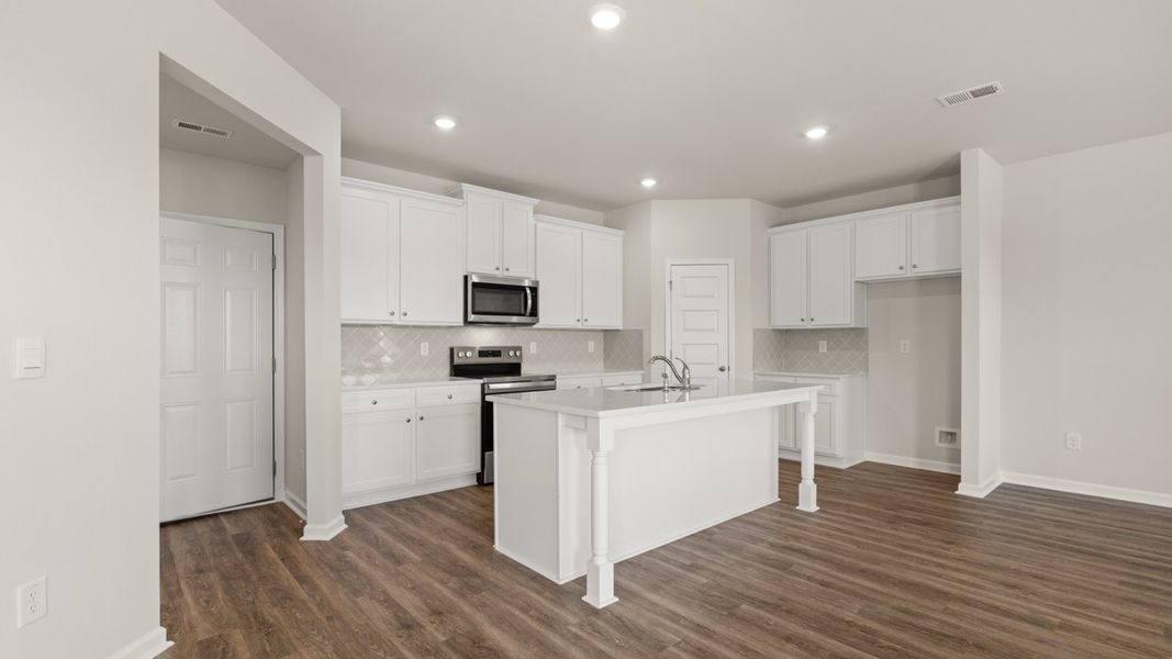 Furnished interior view inside a new home in Brookland Commons, Monroe (Image 3).