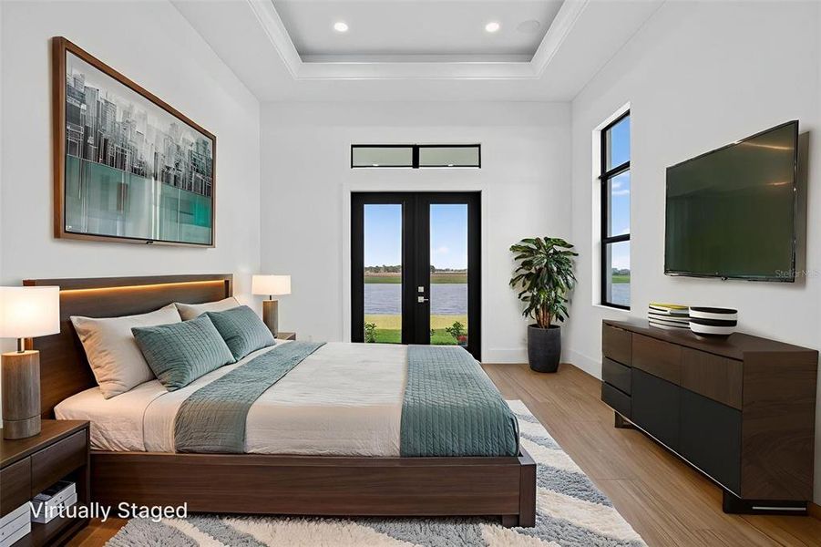 Furnished interior view inside a new home in , Sarasota (Image 46).