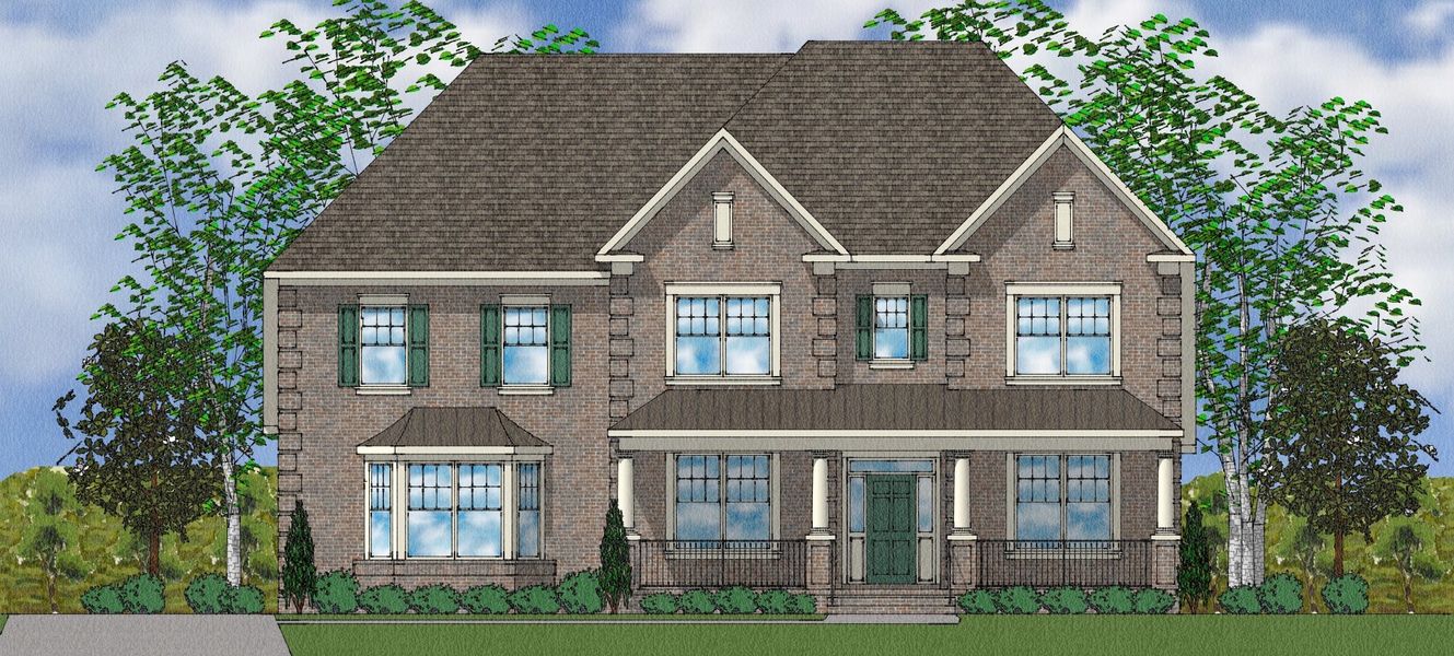 Representative exterior photo of a completed home built from the Patterson II - Elite Collection by Mungo Homes in Suter Estates, Easley, SC (Image 41).