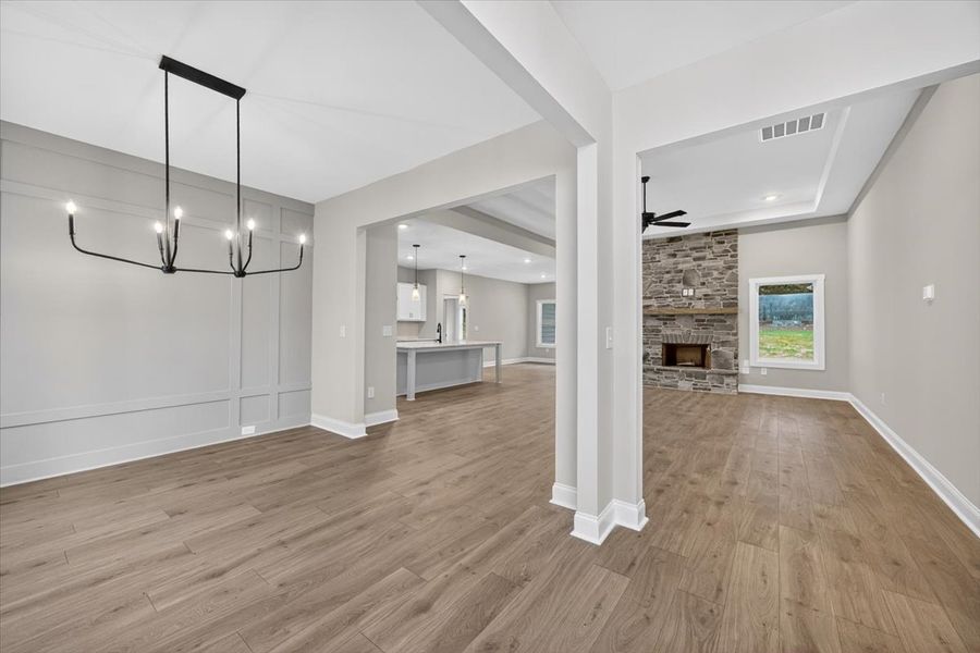 Spacious, unfurnished interior of a new home in White Oaks, The Rock (Image 19). Spacious, unfurnished interior of a new home in White Oaks, The Rock (Image 19).
