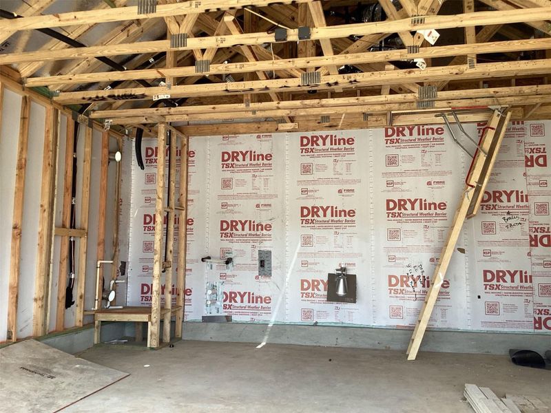 In-progress construction of a new home in Lariat, Liberty Hill, TX (Image 6).