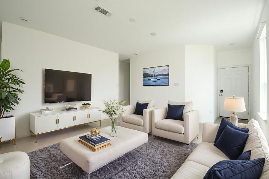 Family Room - Digitally Enhanced