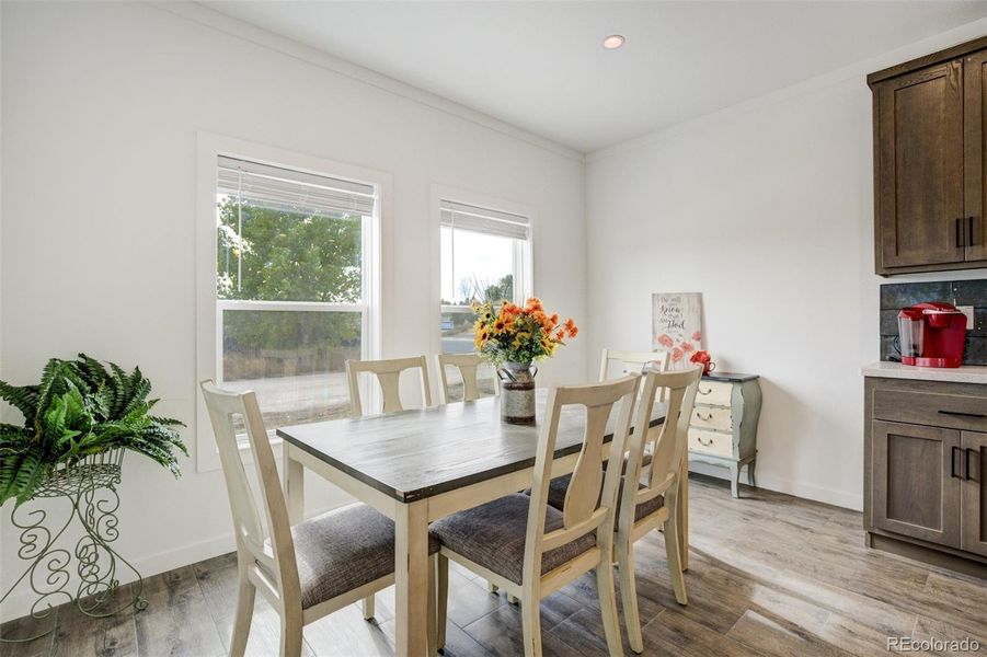 Generous Dining Area