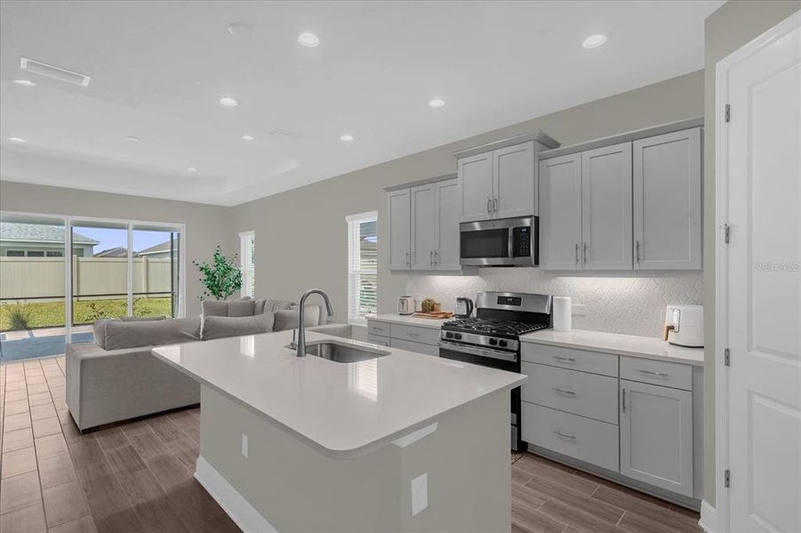 Furnished interior view inside a new home in Canoe Creek, Parrish (Image 11).