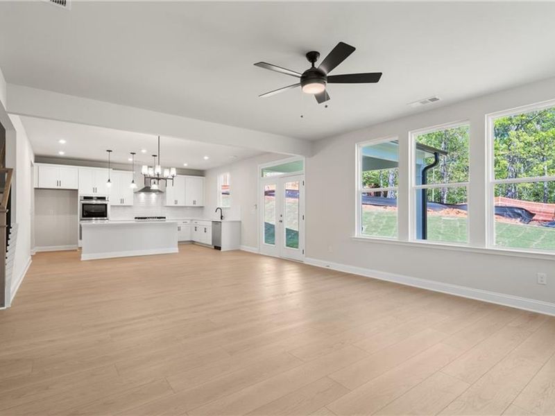 Spacious, unfurnished interior of a new home in Melody Lakeside Estates, Buford (Image 13).