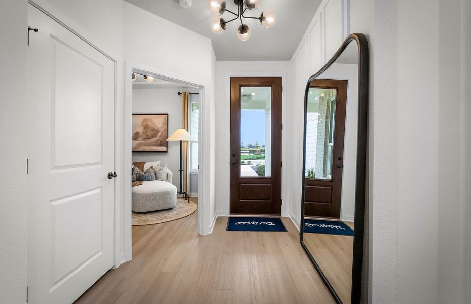 Representative furnished interior of a home built from the Compass by Del Webb in Del Webb Austin at Lost Pines, Bastrop (Image 50).