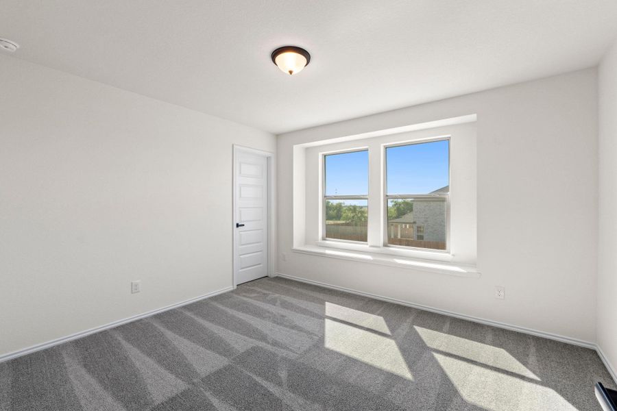 Spacious, unfurnished interior of a new home in Salerno - Heritage Collection, Round Rock (Image 16). Spacious, unfurnished interior of a new home in Salerno - Heritage Collection, Round Rock (Image 16).