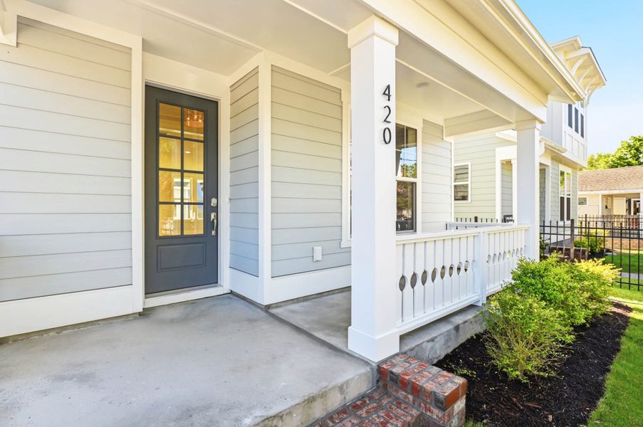 Representative exterior details of a home built from the The Remington by RobuckHomes in Downtown Wilmington Collective, Wilmington (Image 3). Representative exterior details of a home built from the The Remington by RobuckHomes in Downtown Wilmington Collective, Wilmington (Image 3).