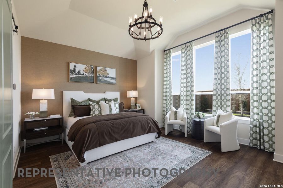 Furnished interior view inside a new home in Davis Ranch, San Antonio (Image 17).