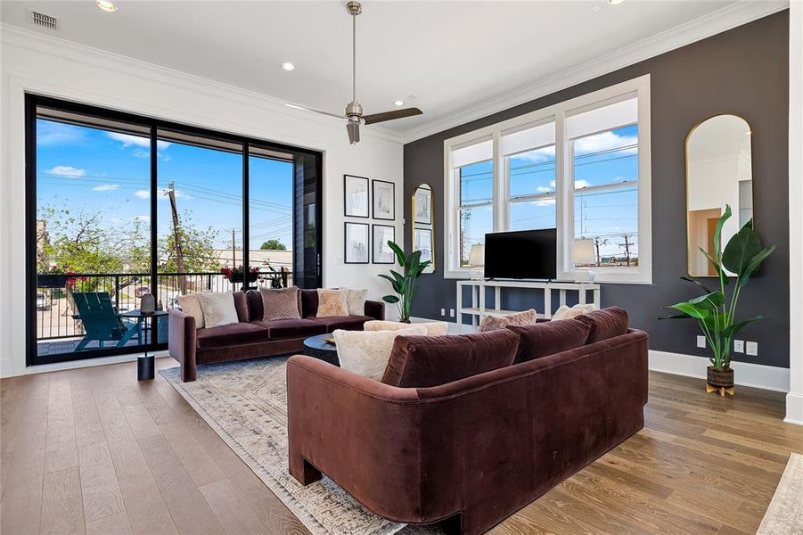 Image of model home with similar floorplan.