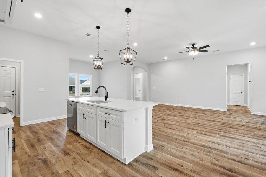 Furnished interior view inside a new home in , Crestview (Image 8).