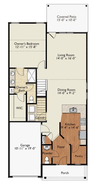 2D floor plan layout of this home in Miller Park, Greenville, SC (Image 3). 2D floor plan layout of this home in Miller Park, Greenville, SC (Image 3).