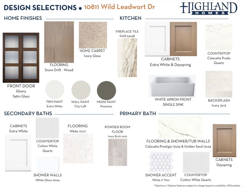 Sample of building materials used in homes in Bridgeland: 65ft. lots, Cypress (Image 17). Sample of building materials used in homes in Bridgeland: 65ft. lots, Cypress (Image 17).