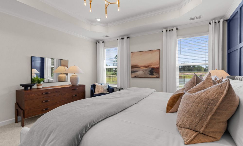 Representative furnished interior of a home built from the The Hibiscus by Chesapeake Homes in Traditions at Carolina Forest, Myrtle Beach (Image 17).