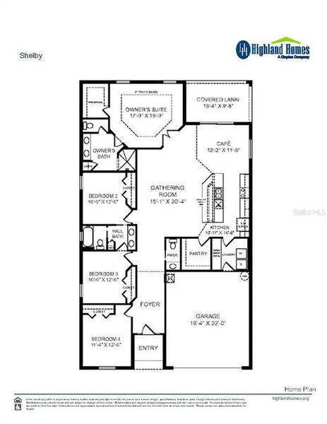 2D floor plan layout of this home in Geneva Landings, Davenport, FL (Image 2). 2D floor plan layout of this home in Geneva Landings, Davenport, FL (Image 2).