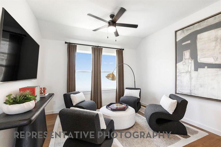 Furnished interior view inside a new home in Aster Park, McKinney (Image 31). Furnished interior view inside a new home in Aster Park, McKinney (Image 31).