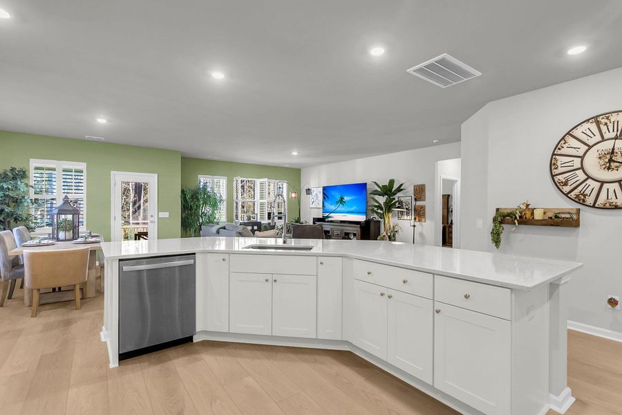 Furnished interior view inside a new home in Sweetgrass at Summers Corner: Arbor Collection, Summerville (Image 14).