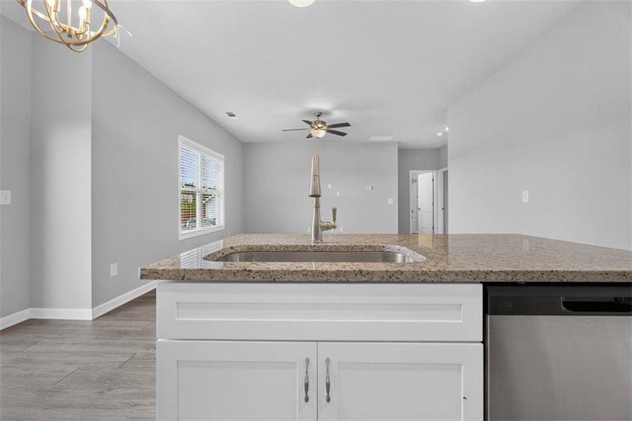Furnished interior view inside a new home in , Eastanollee (Image 11).