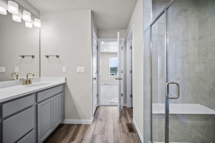 Representative furnished interior of a home built from the Currant by View Homes in The Glen, Colorado Springs (Image 10). Representative furnished interior of a home built from the Currant by View Homes in The Glen, Colorado Springs (Image 10).