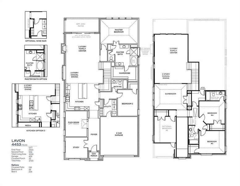 2D floor plan layout of this home in Estates at Rockhill, Frisco, TX (Image 5). 2D floor plan layout of this home in Estates at Rockhill, Frisco, TX (Image 5).