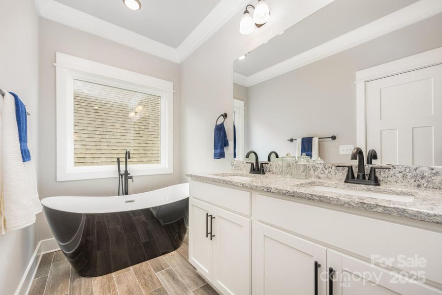 Primary with soaker tub Primary with soaker tub