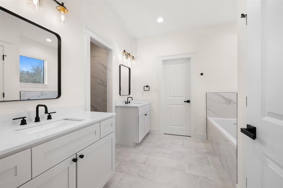 Furnished interior view inside a new home in , Bedias (Image 12).