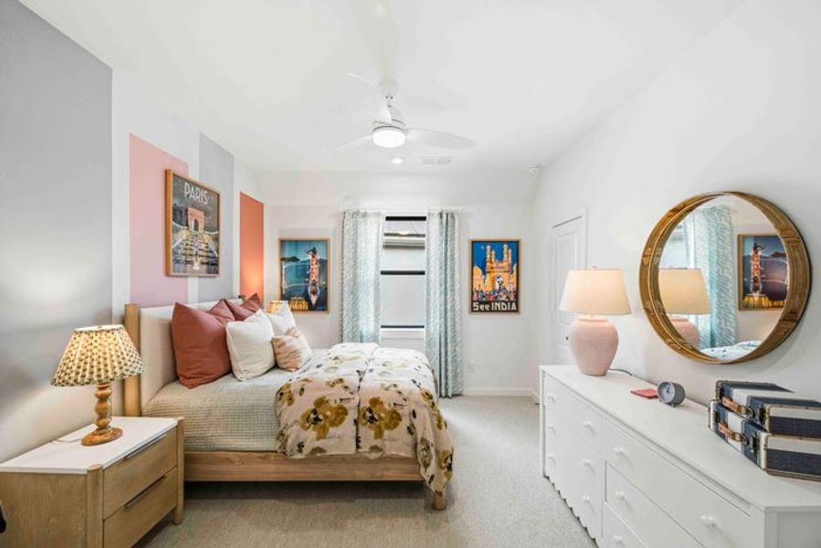 Furnished interior view inside a new home in Bridgeland 45', 50', 70', Cypress (Image 37).