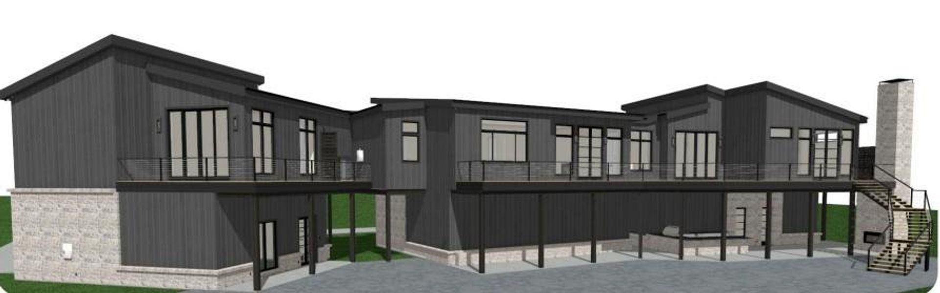 Exterior rendering of this home design in , Weatherford, TX (Image 2). Exterior rendering of this home design in , Weatherford, TX (Image 2).