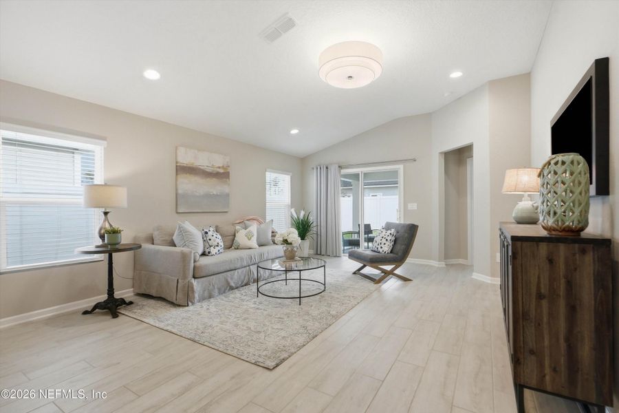 Furnished interior view inside a new home in , St. Augustine (Image 16).