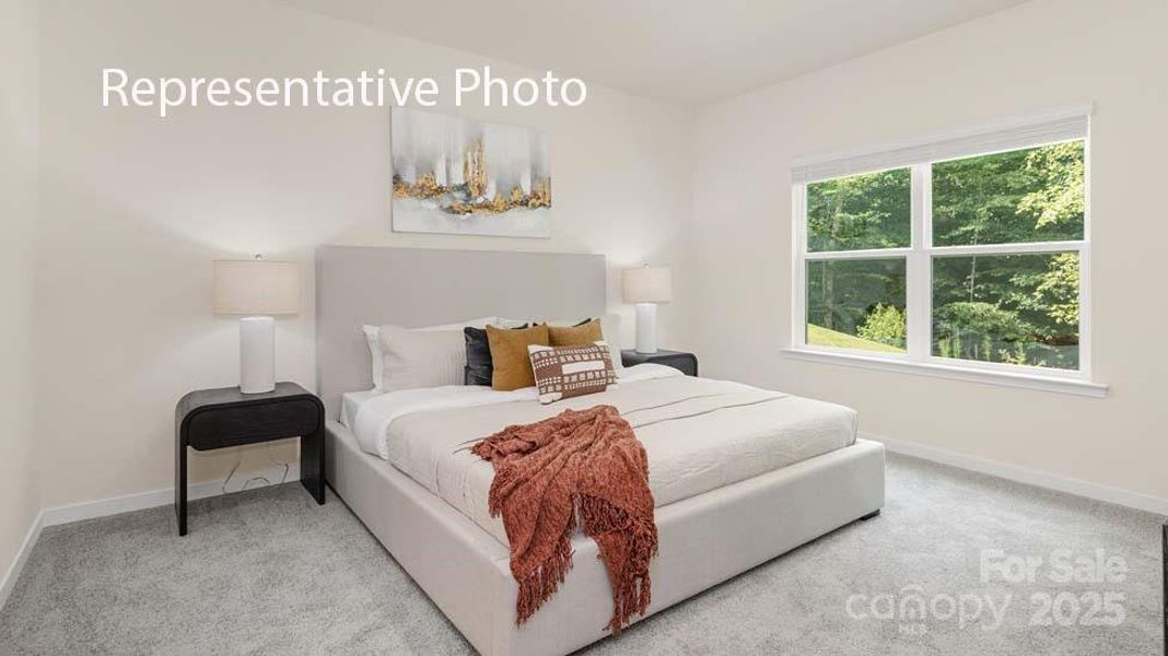 Furnished interior view inside a new home in The Hamptons at Hickory, Hickory (Image 15).
