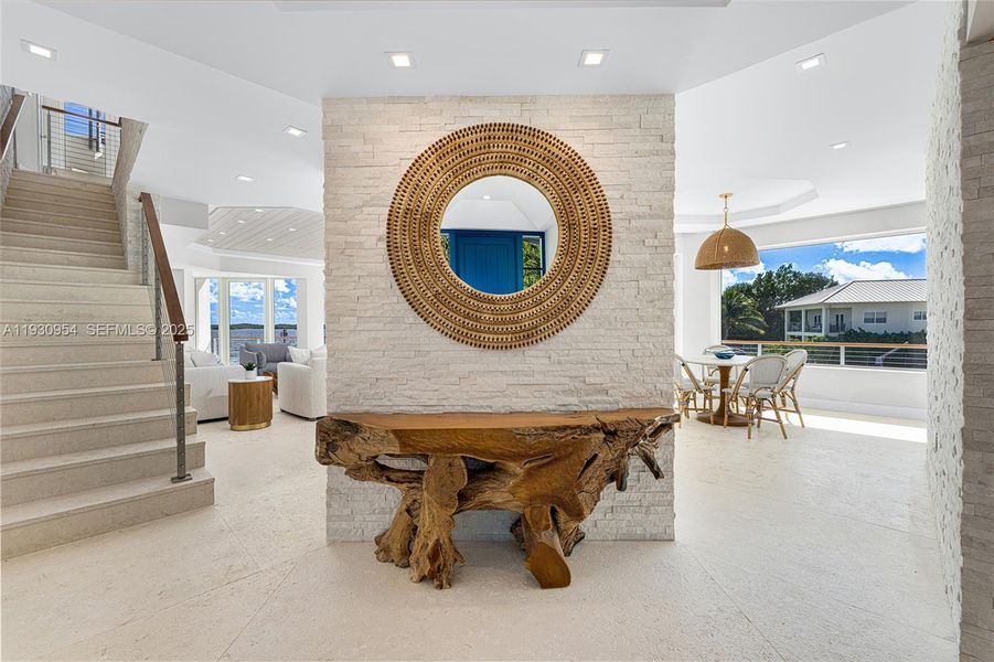Furnished interior view inside a new home in , Key Largo (Image 10).