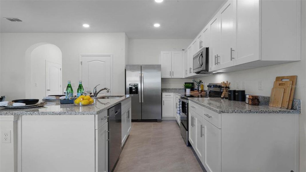 Furnished interior view inside a new home in , St. Cloud (Image 3).