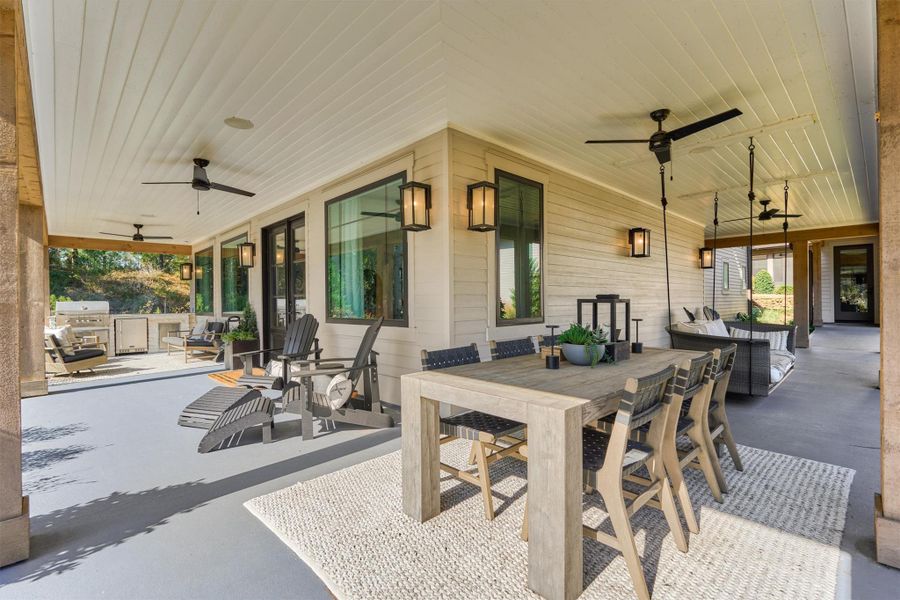 Exterior details and patio area of a home in , Montgomery (Image 27).