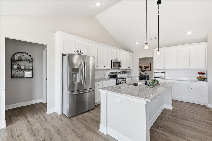 Furnished interior view inside a new home in , Winder (Image 10). Furnished interior view inside a new home in , Winder (Image 10).