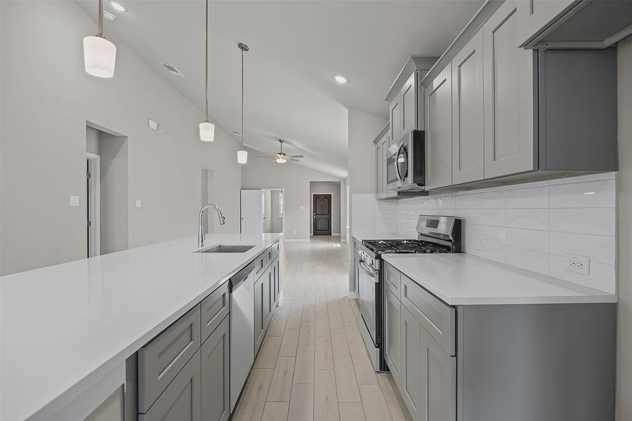 Furnished interior view inside a new home in Butler Farms, Liberty Hill (Image 7).
