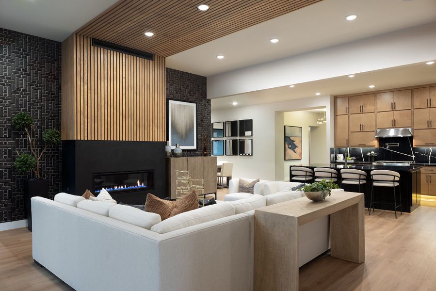 Furnished interior view inside a new home in Riverstone, Georgetown (Image 5).