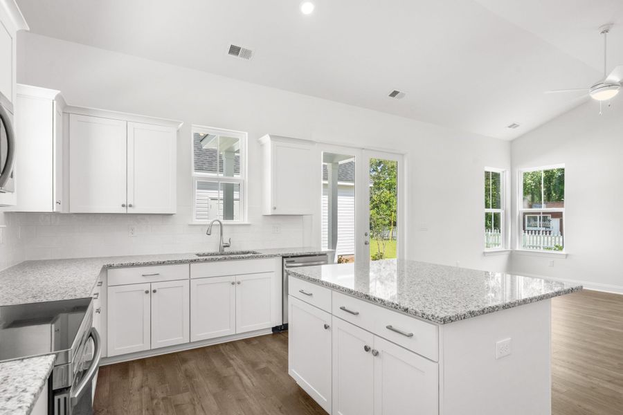 Furnished interior view inside a new home in Downtown Loris Homes, Loris (Image 13).