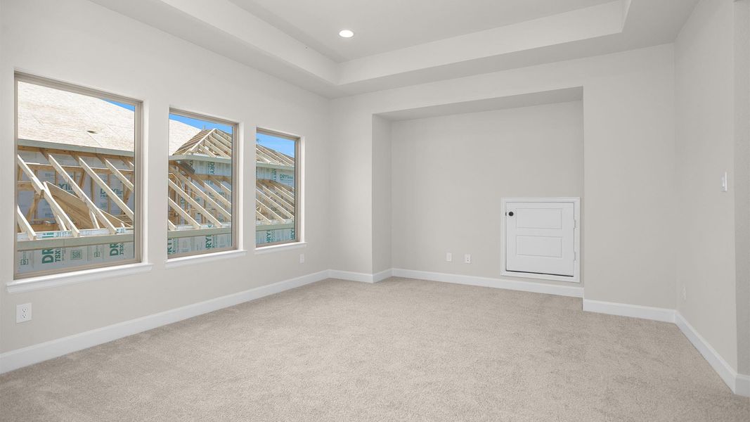 Spacious, unfurnished interior of a new home in Legacy Prairie at Katy Court, Katy (Image 14).