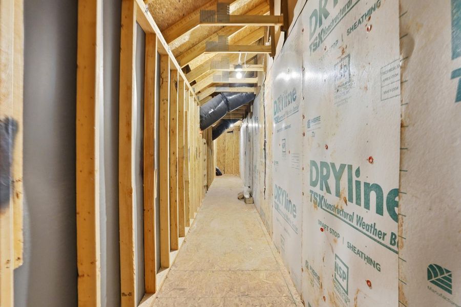 In-progress construction of a new home in Carrington, Stanley, NC (Image 56).