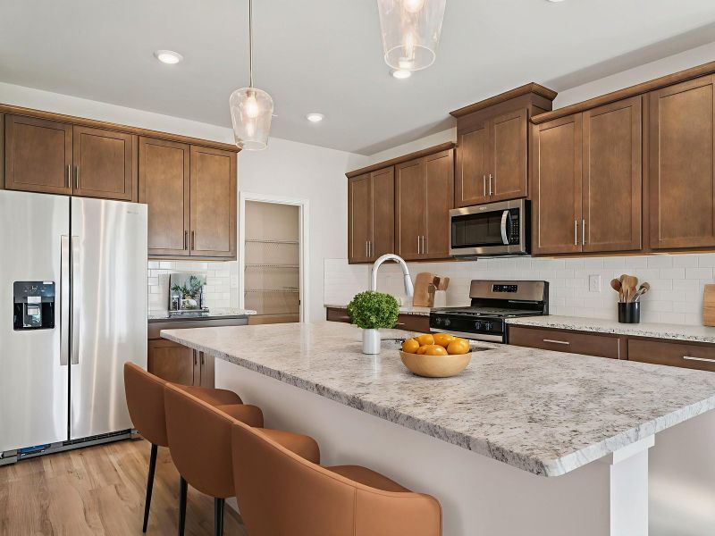 The Sherwood floorplan with the Charm Burlap interior package. The Sherwood floorplan with the Charm Burlap interior package.