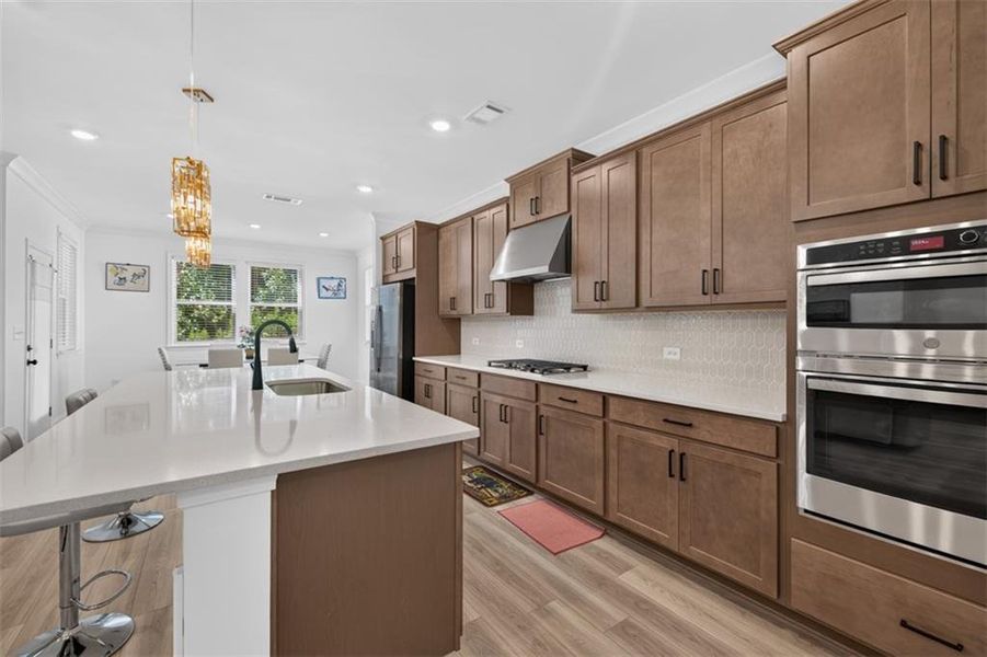 Furnished interior view inside a new home in Bailey Fence, Dacula (Image 11).