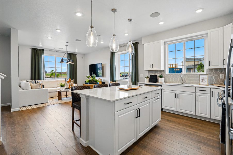 Representative furnished interior of a home built from the Independence by Taylor Morrison in Parterre Townhomes - The Westerly Collection, Thornton (Image 18).