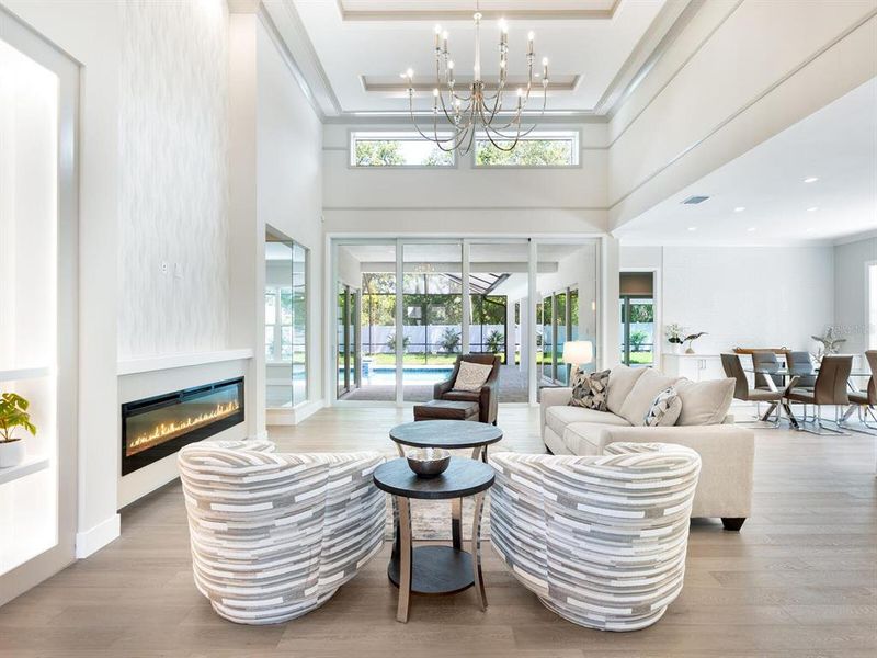 Furnished interior view inside a new home in , Sarasota (Image 11).