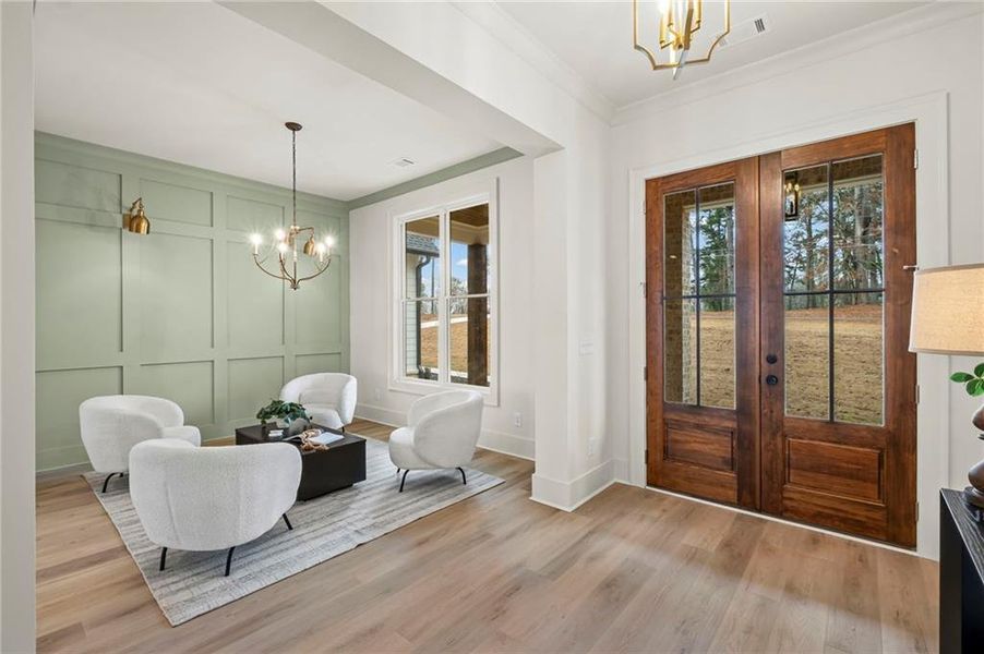Furnished interior view inside a new home in , Canton (Image 19).