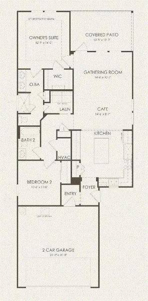 Del Webb Homes, Alpine floor plan