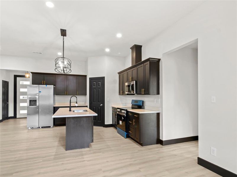 Furnished interior view inside a new home in , Fairfield (Image 4). Furnished interior view inside a new home in , Fairfield (Image 4).