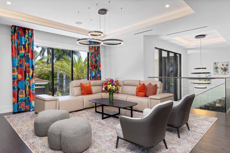 Furnished interior view inside a new home in , Boca Raton (Image 46).